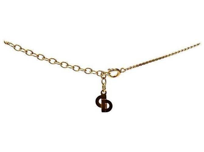 Dior Collier CD Gold Noir Doré - vue 3