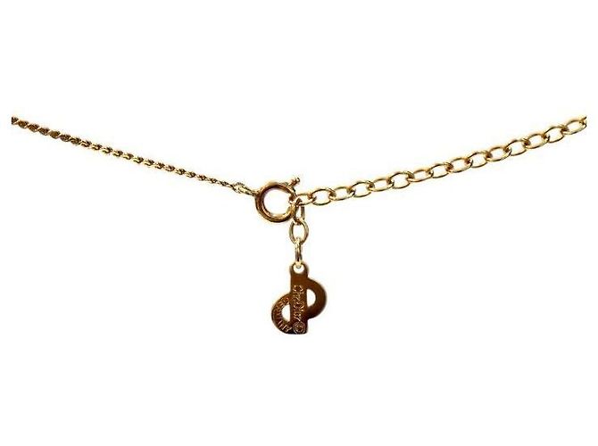 Dior Collier CD Gold Noir Doré - vue 4