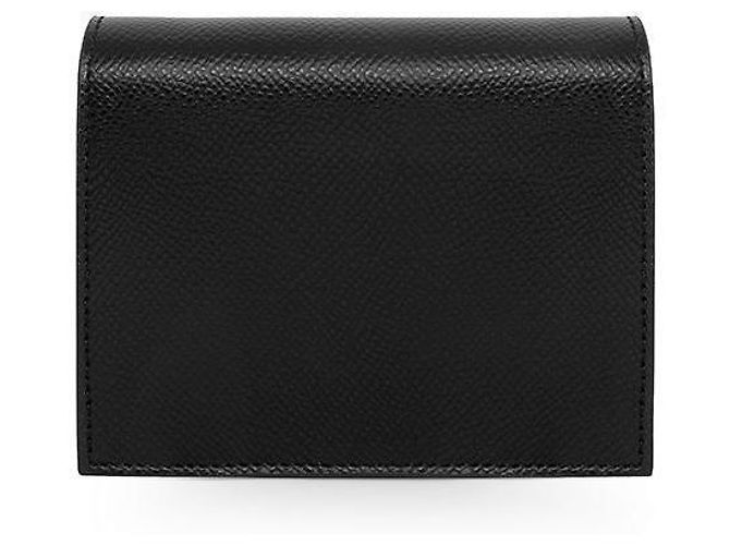 Salvatore Ferragamo Cartera Gold Double Gancini Cartera de Mujer Pequeña Negro - vista 7