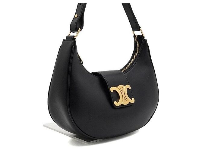 Céline Medium Triumph Ava Schultertasche Schwarz - Ansicht 3