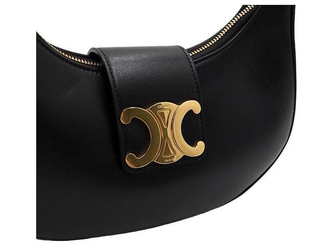 Céline Medium Triumph Ava Schultertasche Schwarz - Ansicht 8