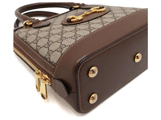 Horsebit 1955 Gucci Borsa Small Top Handle Horsebit Bianco - vista 10