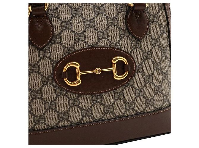 Horsebit 1955 Gucci Borsa Small Top Handle Horsebit Bianco - vista 12
