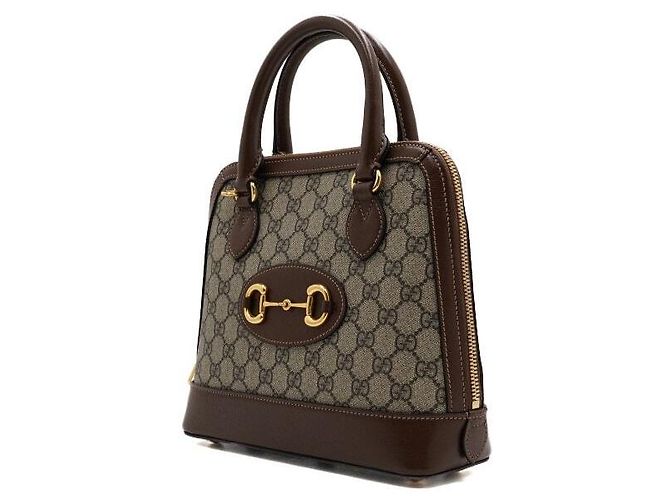 Horsebit 1955 Gucci Borsa Small Top Handle Horsebit Bianco - vista 2