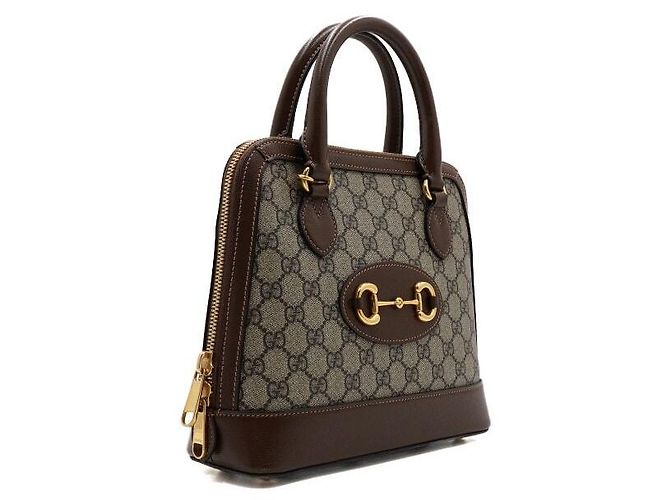Horsebit 1955 Gucci Borsa Small Top Handle Horsebit Bianco - vista 3