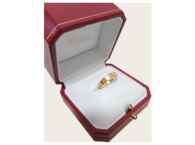 Cartier Anello Love in oro giallo e diamanti, piccolo - vista 4