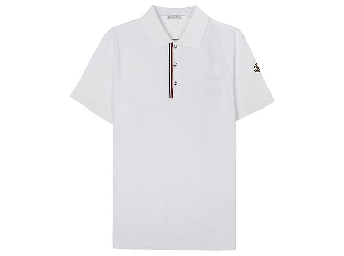 Moncler Chest RWB Polohemd Weiß - Ansicht 3