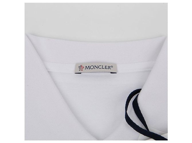 Moncler Chest RWB Polohemd Weiß - Ansicht 6
