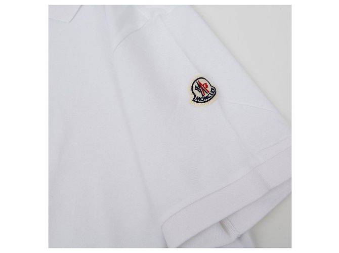 Moncler Chest RWB Polohemd Weiß - Ansicht 7