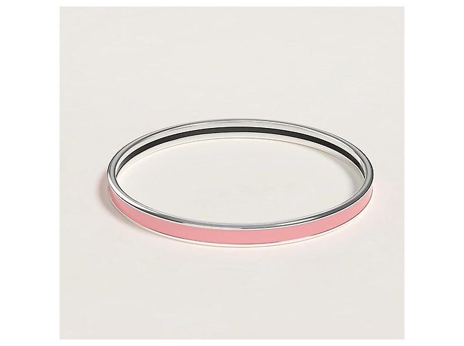 Hermès Bracciale rigido da donna in Rose Fever Rosa - vista 3