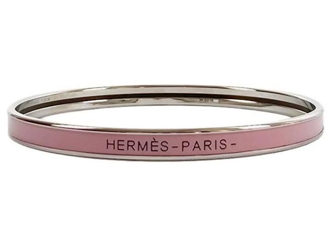 Hermès Bracciale rigido da donna in Rose Fever Rosa - vista 5