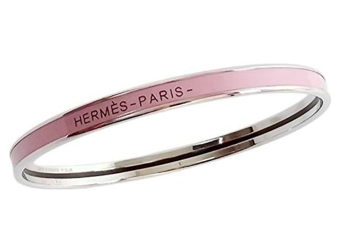 Hermès Bracciale rigido da donna in Rose Fever Rosa - vista 6