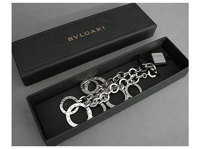 Bulgari Bvlgari B.zero1 Bracciale con charm in argento - vista 8