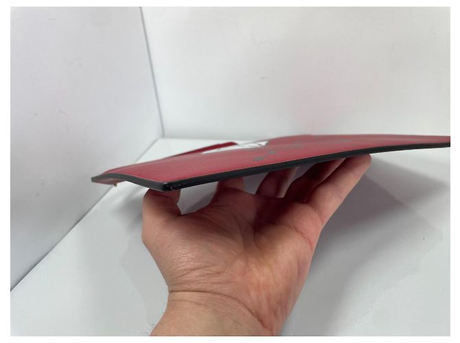 Gucci Pochette Diamond GO in pelle rossa Rosso - vista 4