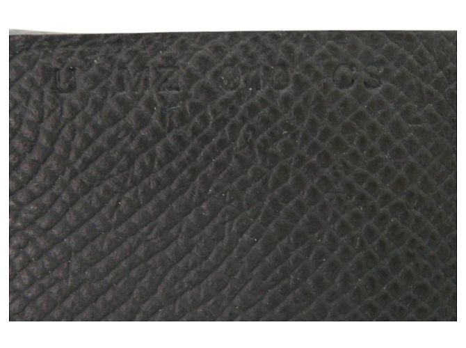 Hermès Portamonete Hermes Calvi Duo Damier ebene - vista 10