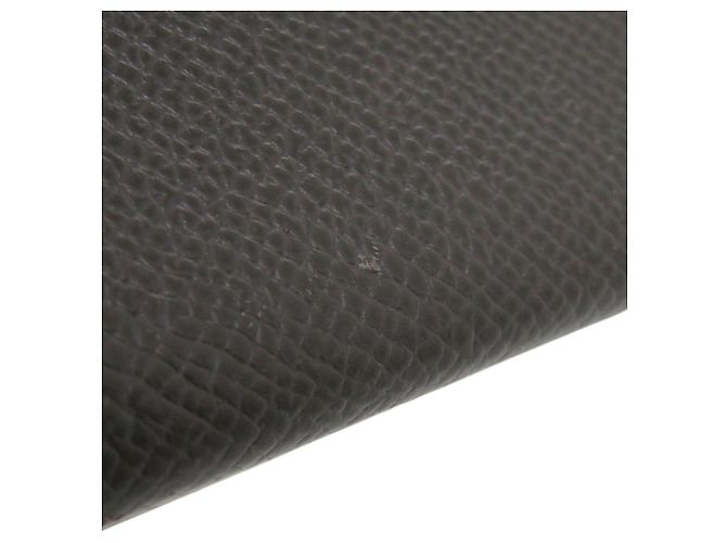 Hermès Portamonete Hermes Calvi Duo Damier ebene - vista 8