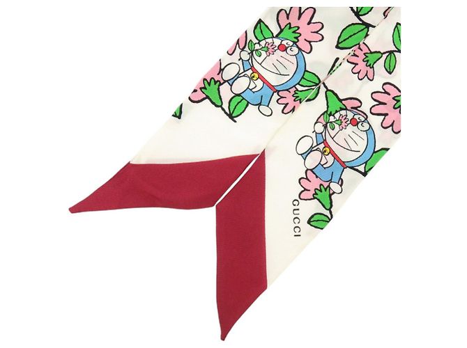 Gucci x Doraemon Seidenschal Multicolor Mehrfarben - Ansicht 3