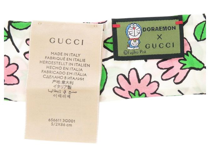 Gucci x Doraemon Seidenschal Multicolor Mehrfarben - Ansicht 4