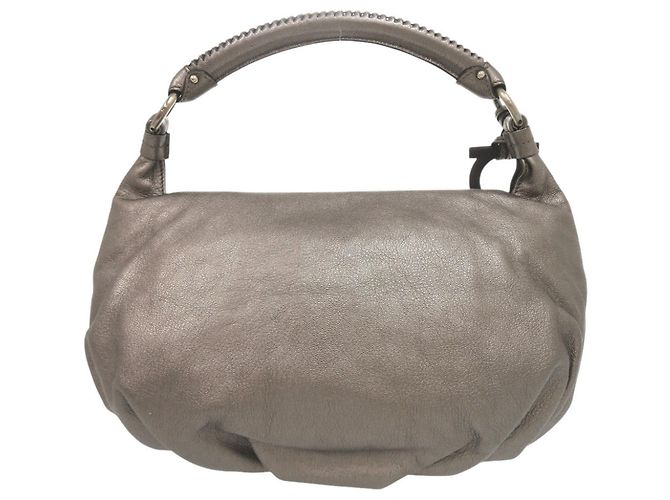 Borsa in pelle con nappina Gancini Salvatore Ferragamo - vista 2