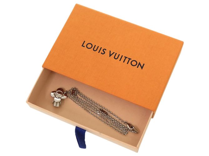 Collana con ciondolo in metallo Vivienne Louis Vuitton Argento - vista 2