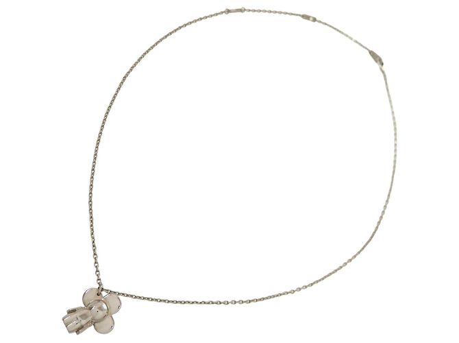 Collana con ciondolo in metallo Vivienne Louis Vuitton Argento - vista 3
