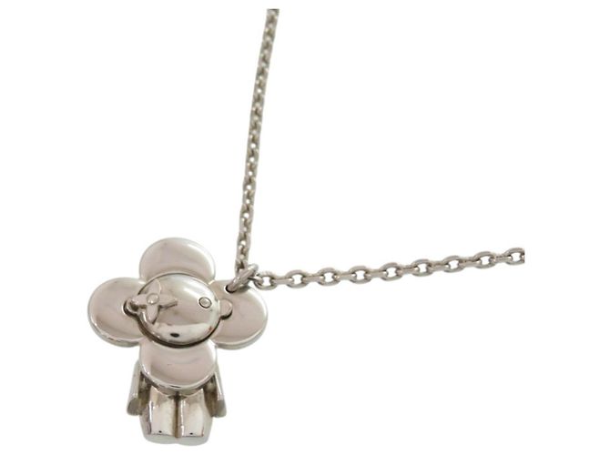 Collana con ciondolo in metallo Vivienne Louis Vuitton Argento - vista 4