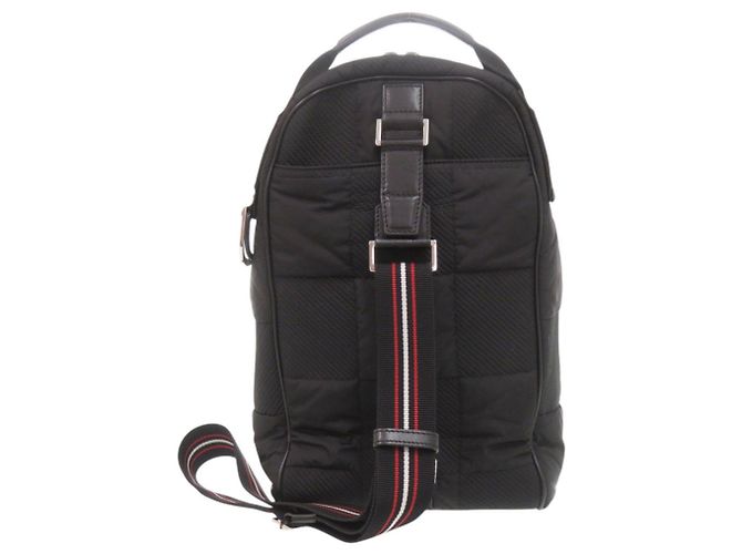 Christian Dior Dior Homme Rucksack aus schwarzem Nylon - Ansicht 3