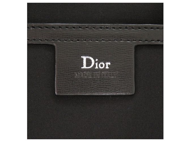 Christian Dior Dior Homme Rucksack aus schwarzem Nylon - Ansicht 8