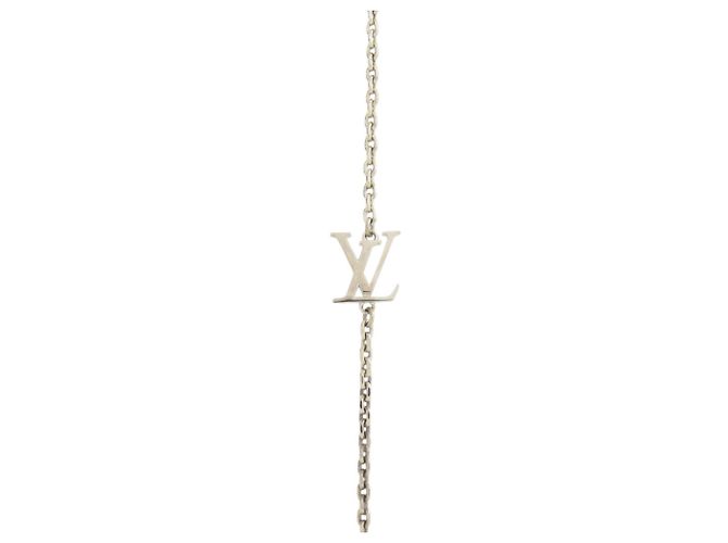Collana con ciondolo in metallo Vivienne Louis Vuitton Argento Blu - vista 6