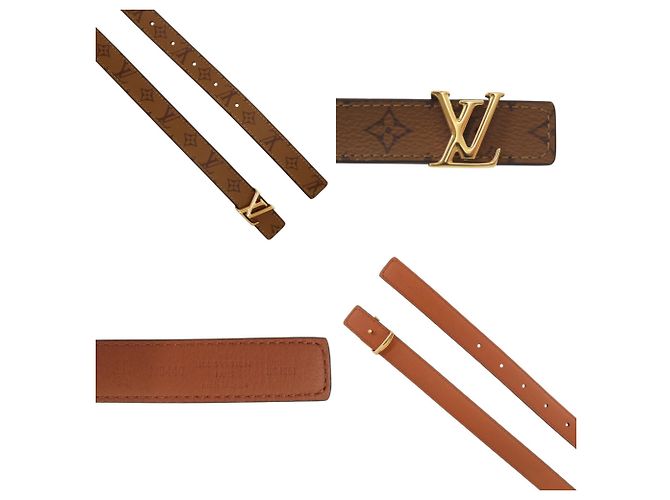 Louis Vuitton Ceinture Iconic Leather Brown Belt Braun - Ansicht 4