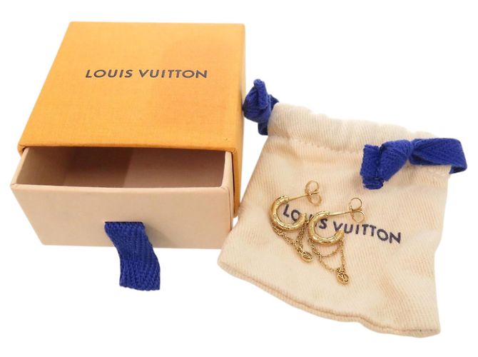 Orecchini Mini Hoop Louis Vuitton D'oro - vista 2