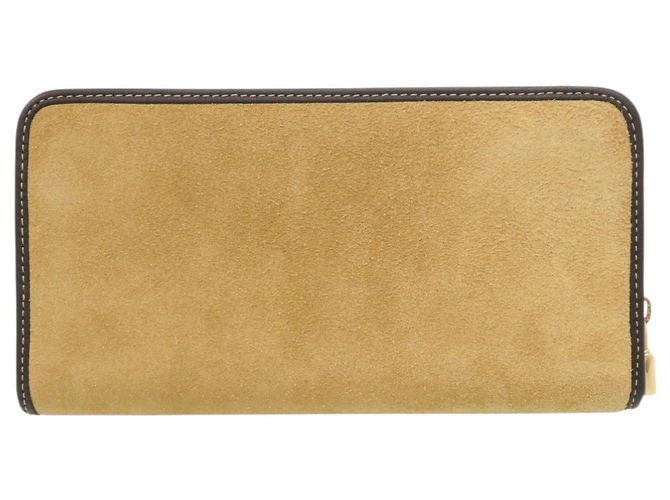 Loewe Anagram Langbeutel aus Wildleder Braun Beige - Ansicht 3