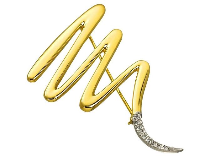 Spilla Tiffany & Co. Scribble in diamanti - vista 2