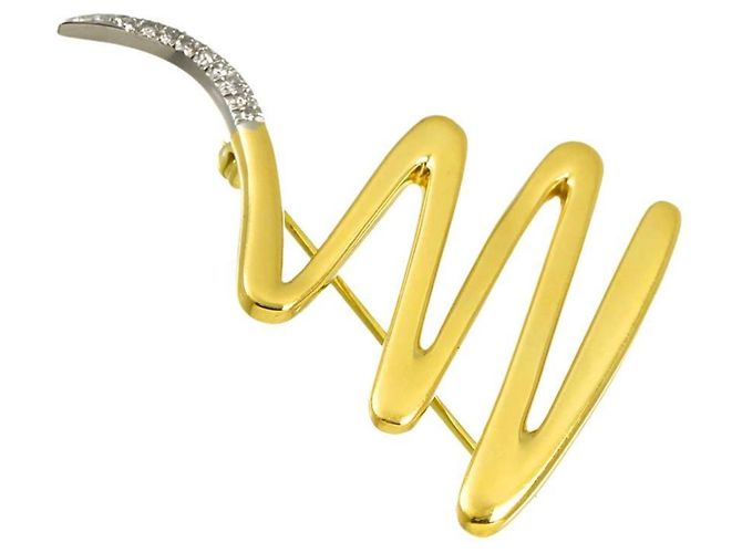 Spilla Tiffany & Co. Scribble in diamanti - vista 3