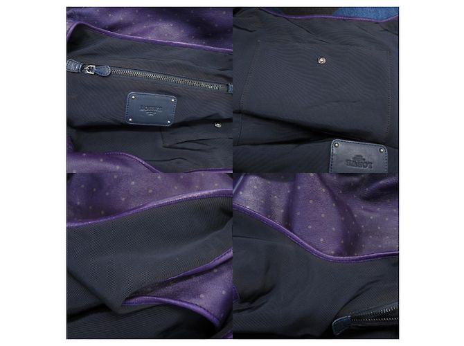 Loewe Calle GM Leder Tote Bag Purple Lila - Ansicht 10