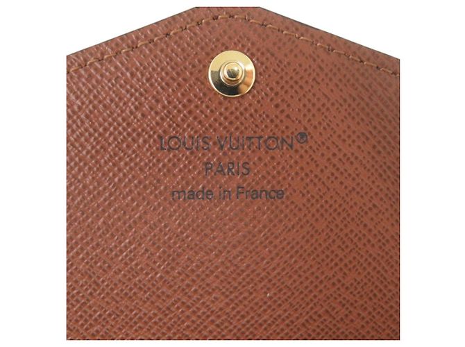 Louis Vuitton Portefeuille Sarah Monogram Long Wallet Marrone - vista 10