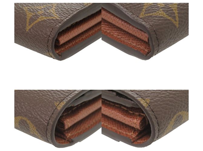 Louis Vuitton Portefeuille Sarah Monogram Long Wallet Marrone - vista 4