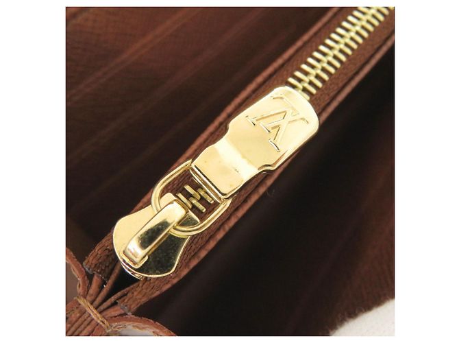 Louis Vuitton Portefeuille Sarah Monogram Long Wallet Marrone - vista 8