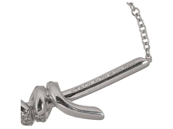 Collana Knot in diamanti Tiffany & Co. - vista 4