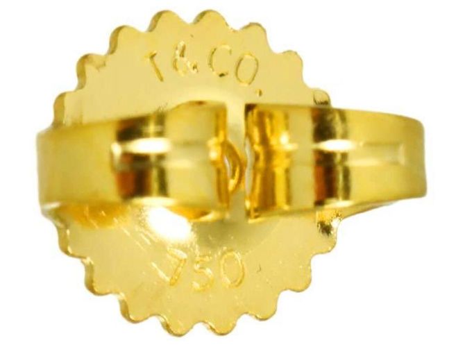 Orecchini Cross Stitch di Tiffany & Co. in oro giallo 18K - vista 6