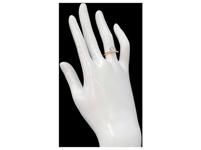 Anello Tiffany & Co in platino e oro rosa - vista 8