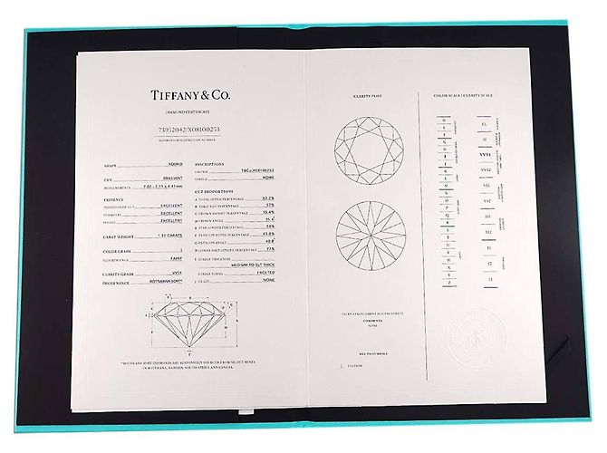 Anello Tiffany & Co in platino e oro rosa - vista 9