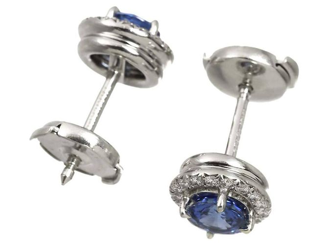 Orecchini a lobo Tiffany & Co. Soleste in zaffiri e diamanti - vista 3