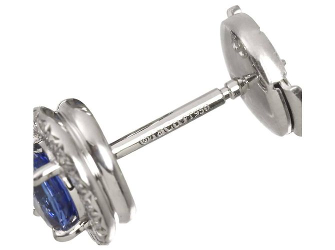 Orecchini a lobo Tiffany & Co. Soleste in zaffiri e diamanti - vista 5