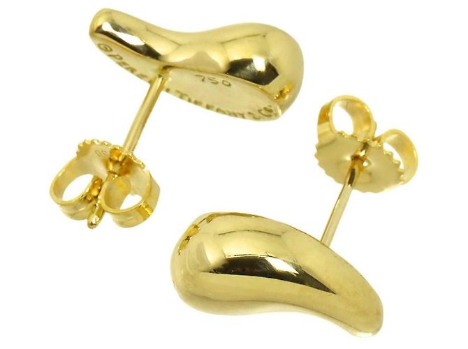 Orecchini a lobo Tiffany & Co. Teardrop in oro giallo 18K - vista 3