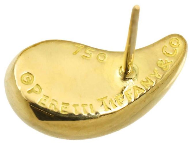 Orecchini a lobo Tiffany & Co. Teardrop in oro giallo 18K - vista 4