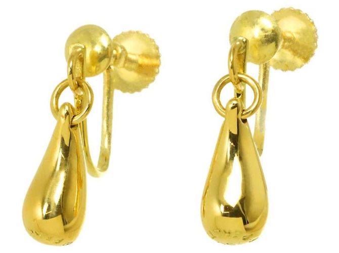 Orecchini Teardrop Tiffany & Co. in oro giallo 18K - vista 2
