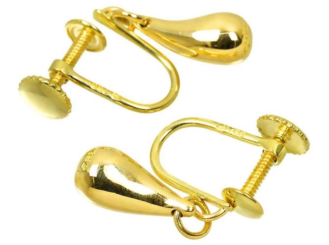 Orecchini Teardrop Tiffany & Co. in oro giallo 18K - vista 4