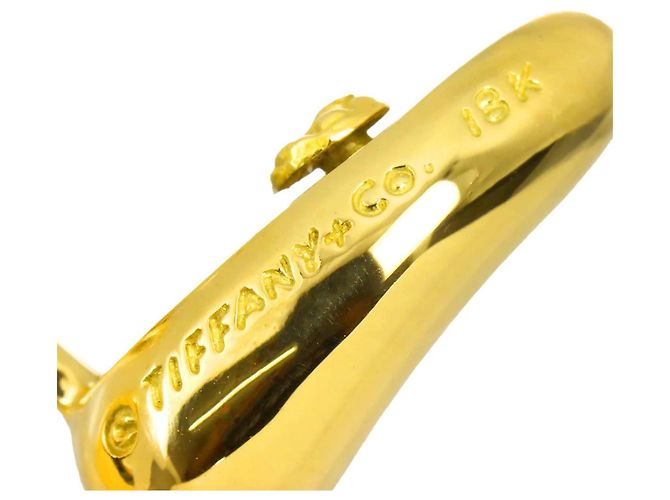 Orecchini a clip Tiffany & Co. in oro giallo 18K a goccia - vista 6