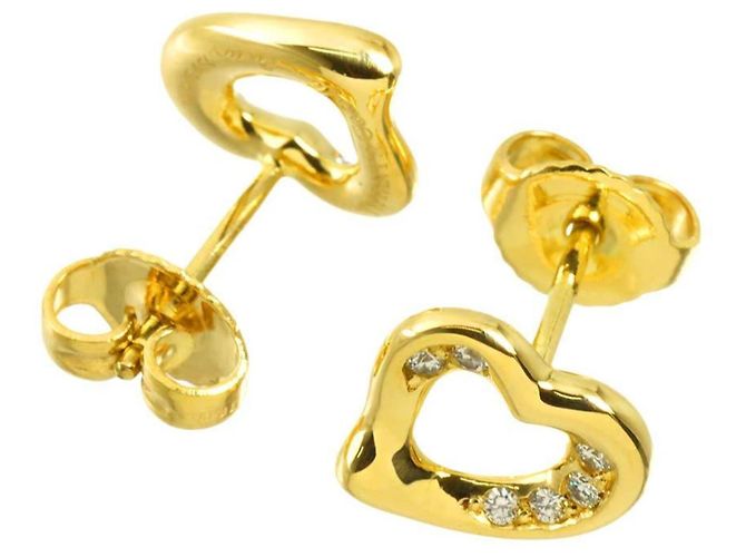 Boucles d'oreilles cœur en diamant Tiffany & Co. - vue 3
